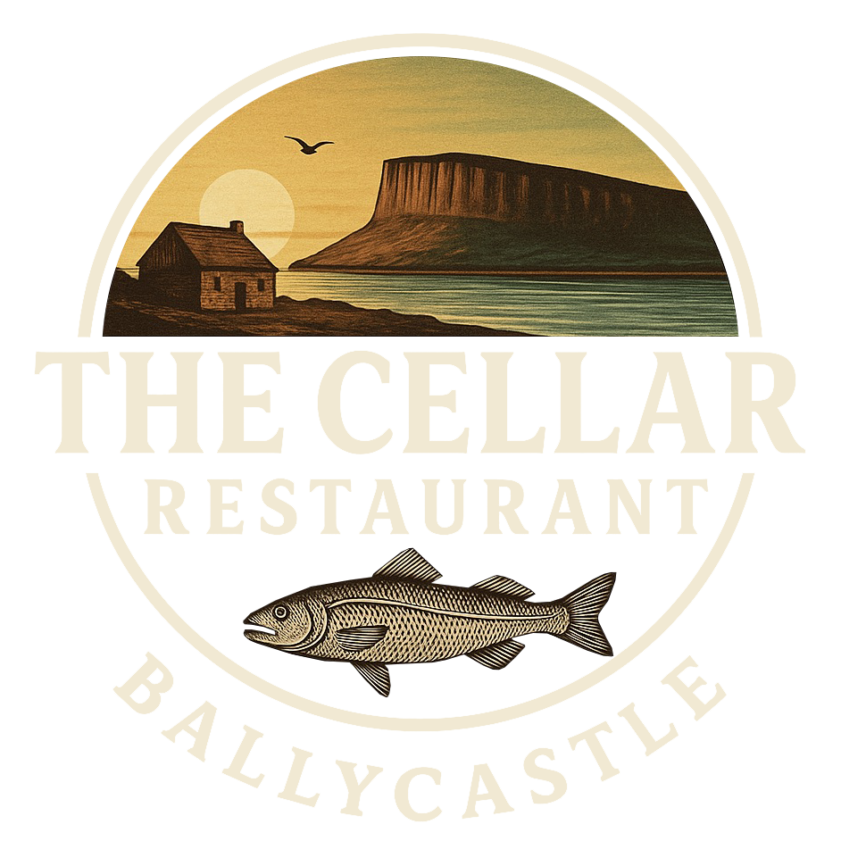 The Cellar Restaurant Logo Invert